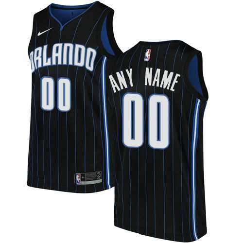 Men & Youth Customized Orlando Magic Swingman Black Alternate Nike Statement Edition Jersey